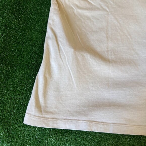 Zara Boxy Fit Solid Beige Big Pocket Short Sleeve Crewneck T-Shirt Size 13-14 - Picture 11 of 13